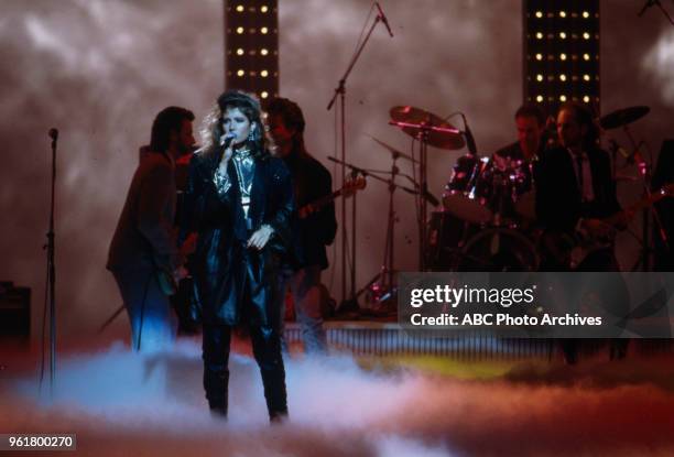 Amy Grant on the Walt Disney Television via Getty Images Special 'Royal Gala for the Prince's Trust', London Palladium, 6/5/1987.