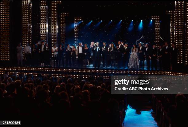 Art Garfunkel, Belinda Carlisle, David Frost, John Ritter, Amy Grant, James Taylor, Robin Williams, Sarah Brightman on the Disney General...