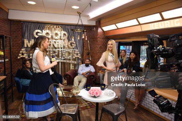 Sarah Rose Summers, Miss USA 2018 is a guest on "Good Morning America," Wednesday, May 23 airing on the Walt Disney Television via Getty Images...