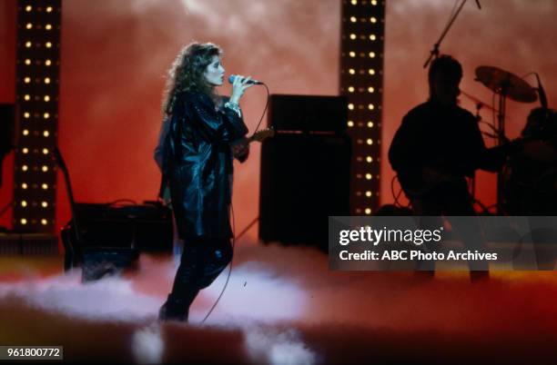 Amy Grant on the Walt Disney Television via Getty Images Special 'Royal Gala for the Prince's Trust', London Palladium, 6/5/1987.