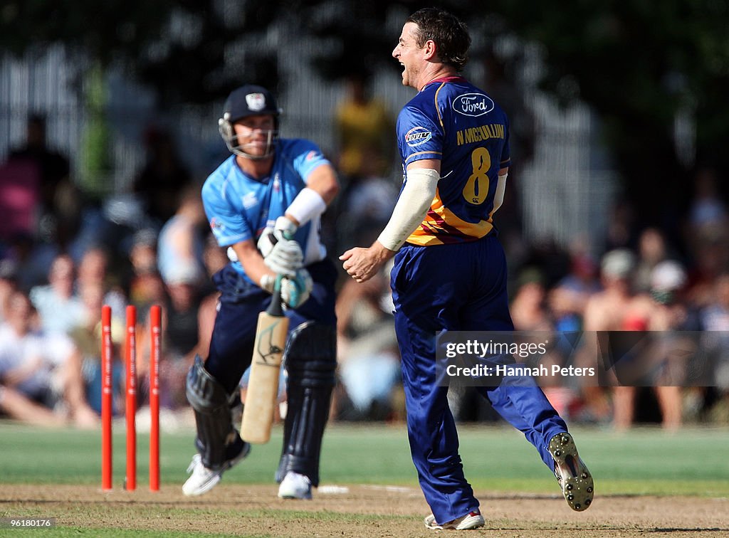 HRV Cup Twenty20 - Auckland Aces v Otago Volts