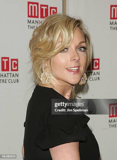 Actress Jane Krakowski attends the Manhattan Theatre Club's winter benefit "An Intimate Night" at The Plaza Hotel on January 25, 2010 in New York...