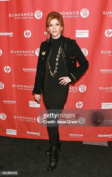 Actress Melinda McGraw attends the "Skateland" premiere during the 2010 Sundance Film Festival at Racquet Club Theatre on January 25, 2010 in Park...