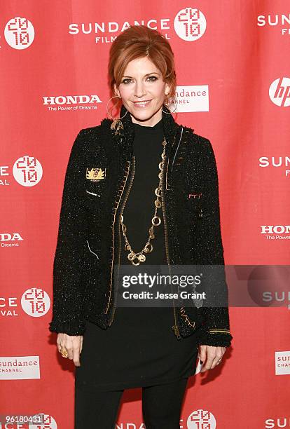 Actress Melinda McGraw attends the "Skateland" premiere during the 2010 Sundance Film Festival at Racquet Club Theatre on January 25, 2010 in Park...