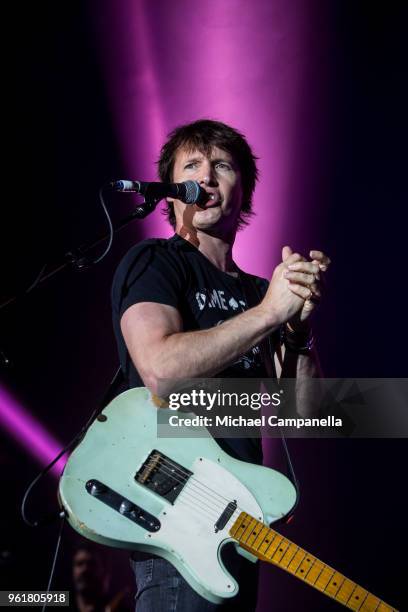 James Blunt performs during his "The Afterlove" Tour at the Annexet on May 23, 2018 in Stockholm, Sweden.