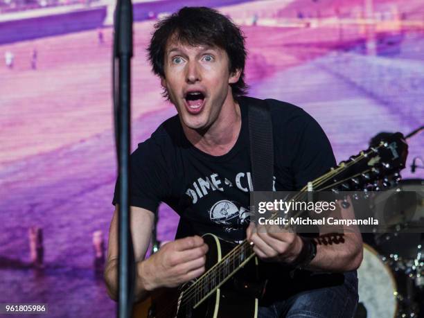 James Blunt performs during his "The Afterlove" Tour at the Annexet on May 23, 2018 in Stockholm, Sweden.