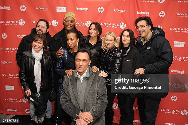 Actress Gloria Garayua, executive producer Guillermo del Toro, actor Samuel L. Jackson, actress Kerry Washington, actor Jimmy Smits, producer Lisa...