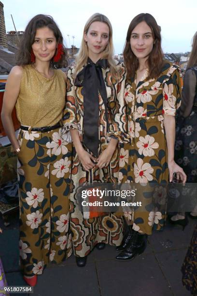 Jasmine Hemsley, Greta Bellamacina and Alexa Chung attend the launch of the Orla Kiely retrospective, that celebrates her remarkable 20-year career,...