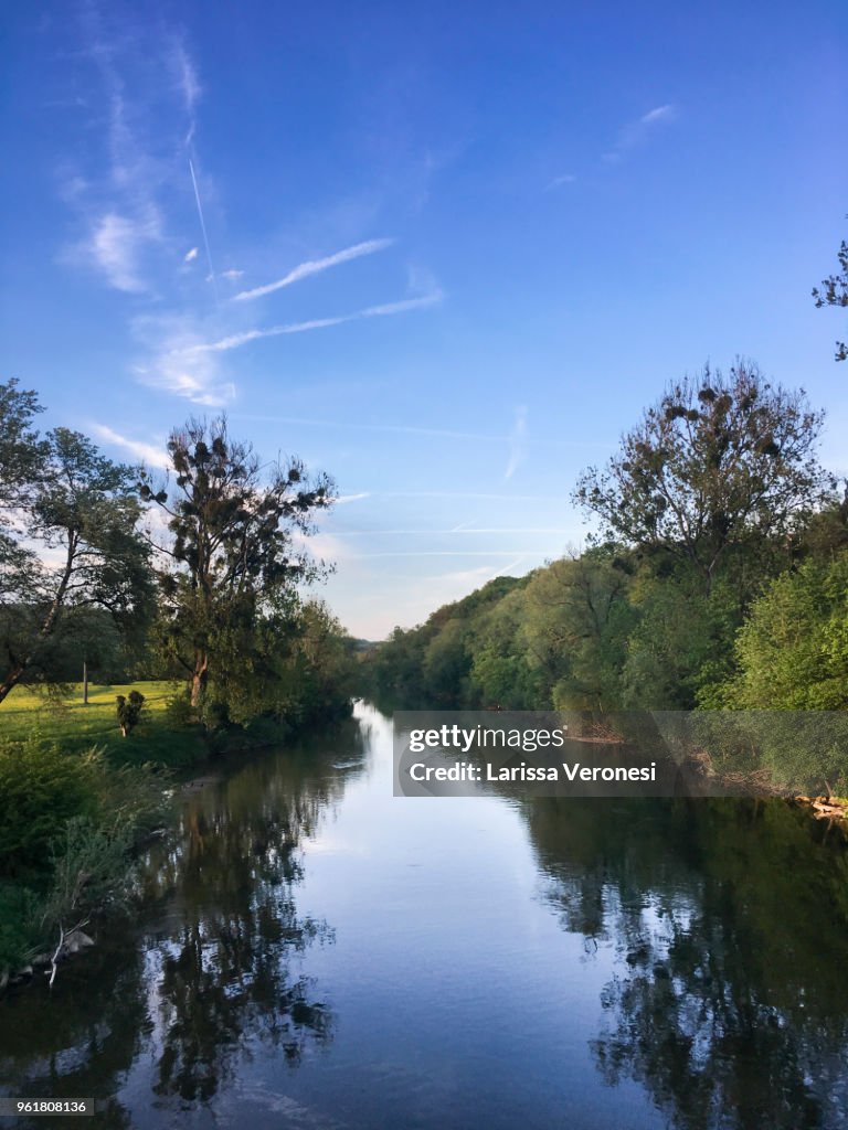 River Neckar near Tübingen, Germany