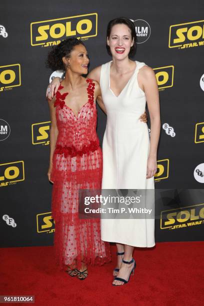 Thandie Newton and Phoebe Waller-Bridge attend special BFI screening of 'Solo: A Star Wars Story' to celebrate the film's BFI Film Academy trainees...