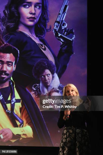 Chief Executive of the BFI, Amanda Nevill attends special BFI screening of 'Solo: A Star Wars Story' to celebrate the film's BFI Film Academy...