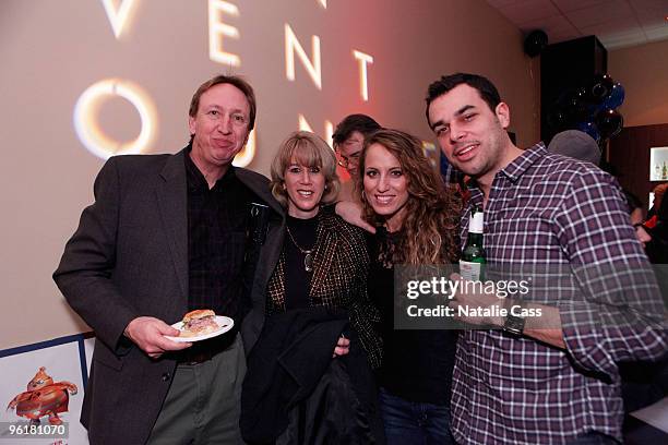 Mark Hilles, Lita Hilles, Ashley Lebaron and Dan Kaplan attend the Film Utah Magazine launch party at Main Event Red Carpet Lounge & Green Suite...