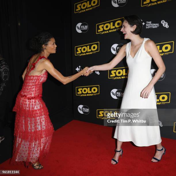 Thandie Newton and Phoebe Waller-Bridge attend special BFI screening of 'Solo: A Star Wars Story' to celebrate the film's BFI Film Academy trainees...