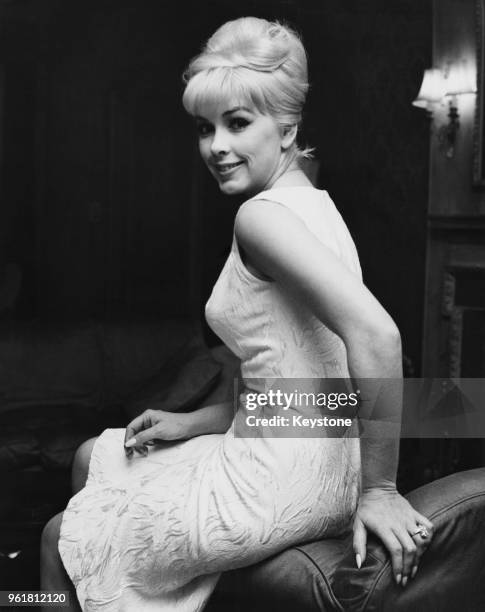 American actress Stella Stevens in London, 17th November 1964.