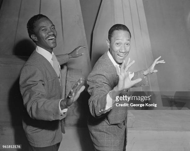 Dance duo the Nicholas Brothers, Fayard and Harold Nicholas, 13th August 1947.