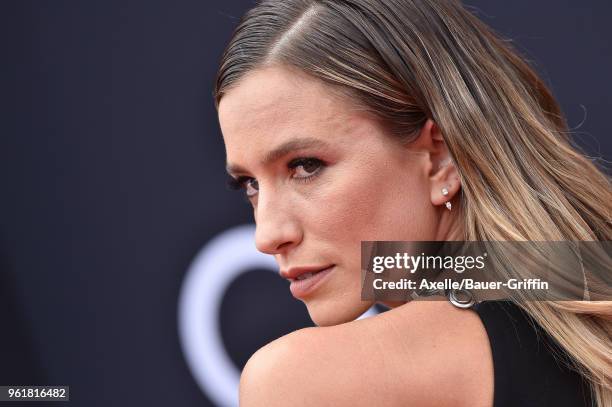 Presenter Renee Bargh attends the 2018 Billboard Music Awards at MGM Grand Garden Arena on May 20, 2018 in Las Vegas, Nevada.