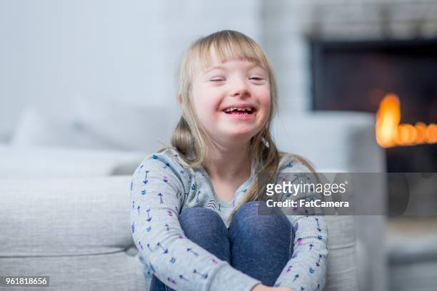 Girl Sitting On Couch