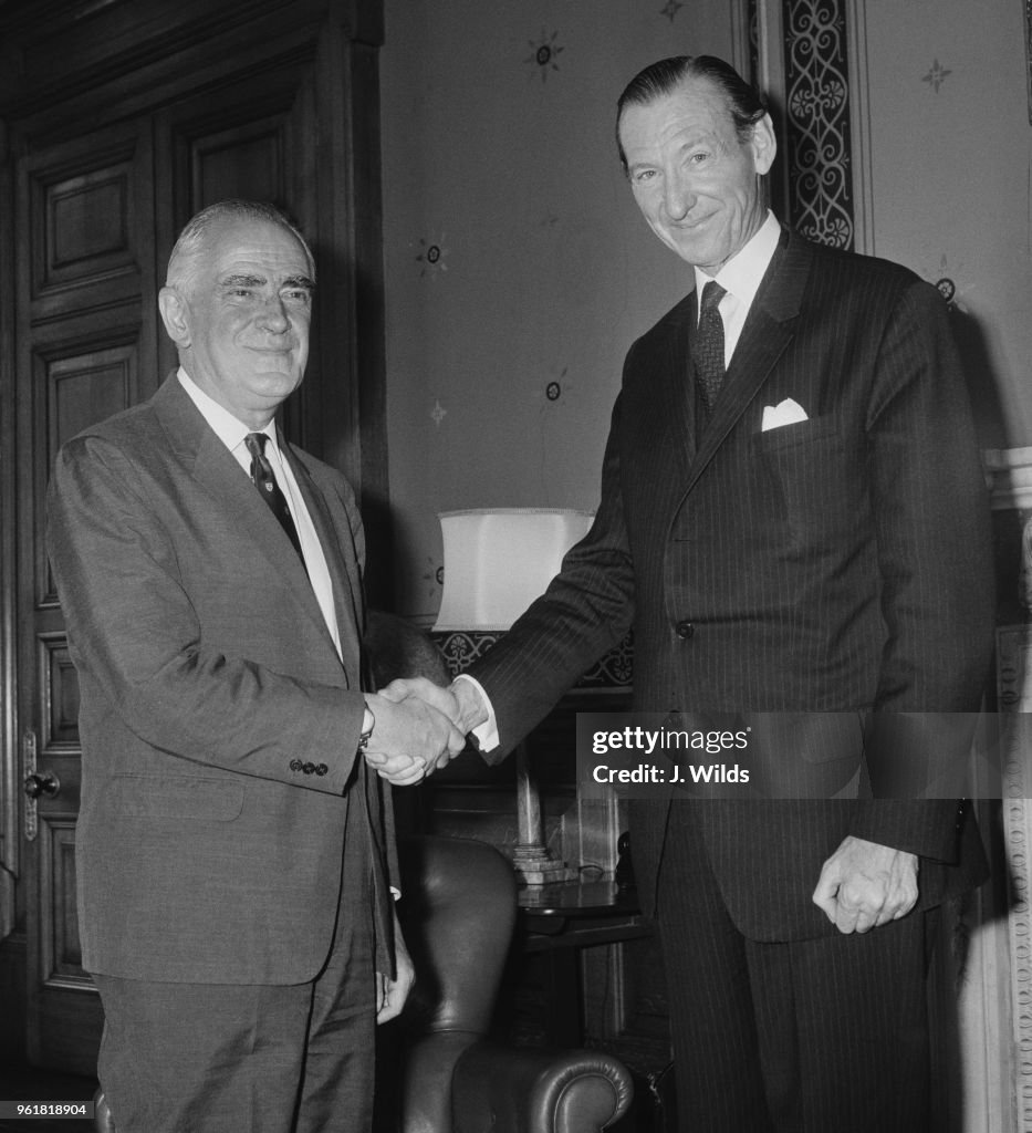 Michael Stewart And Kurt Waldheim