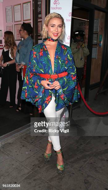 Gabby Allen seen attending GC x Bohoo party at Tonight Josephine on May 23, 2018 in London, England.