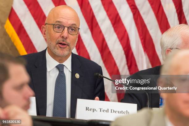 May 23: Rep. Ted Deutch, D-Fla., speaks to students who have been effected by gun violence at the The Gun Violence Prevention Task Force panel...