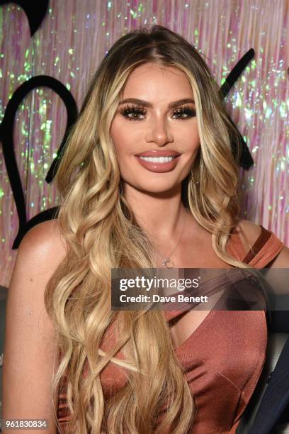 Chloe Sims attends the cocktail launch party to celebrate the Gemma Collins X Boohoo Collection at Tonight Josephine on May 23, 2018 in London,...