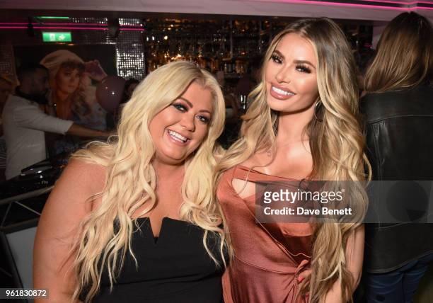 Gemma Collins and Chloe Sims attend the cocktail launch party to celebrate the Gemma Collins X Boohoo Collection at Tonight Josephine on May 23, 2018...
