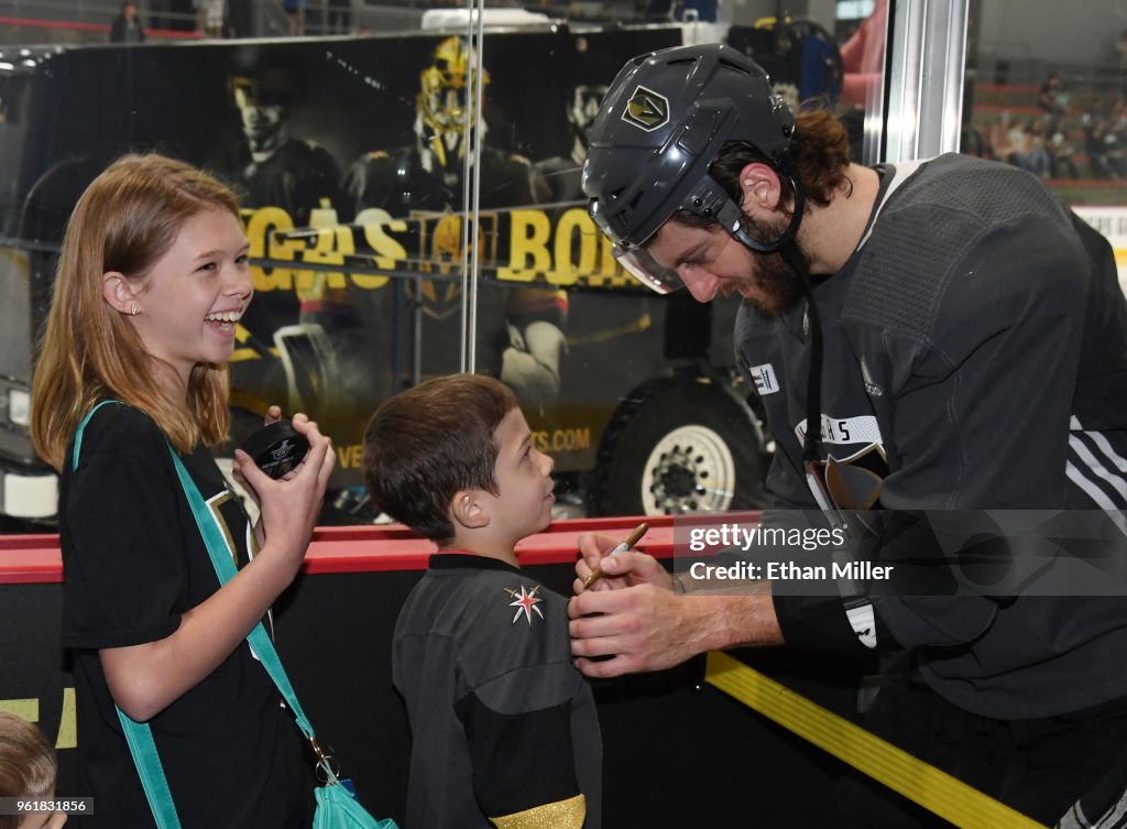 Vegas Golden Knights Hold First Practice Since Winning Western Conference Finals