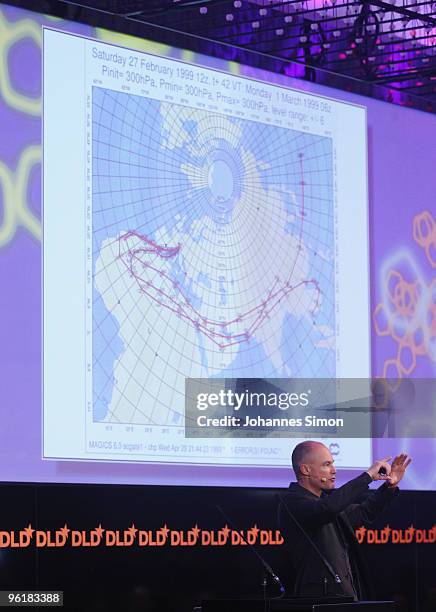 Bertrand Piccard of Solar Impulse attends the Digital Life Design conference at HVB Forum on January 26, 2010 in Munich, Germany. DLD brings together...