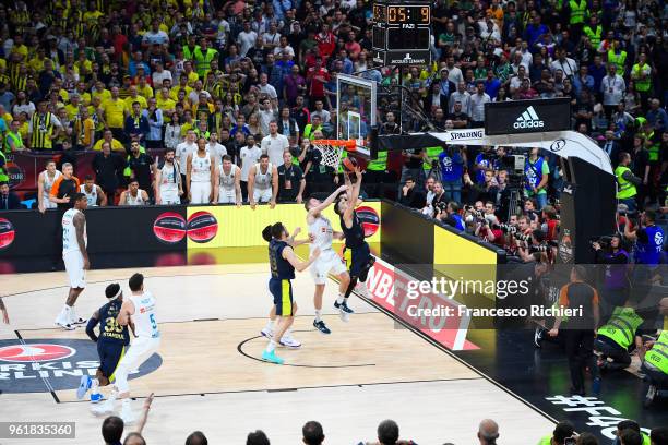 Kostas Sloukas, #16 of Fenerbahce Dogus Istanbul in action during the 2018 Turkish Airlines EuroLeague F4 Championship Game between Real Madrid v...