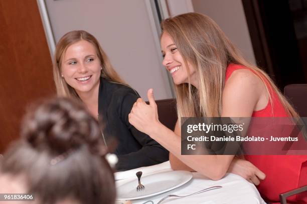 Kathryn Rood during the Juventus women dinner party Juventus on May 23, 2018 in Turin, Italy.