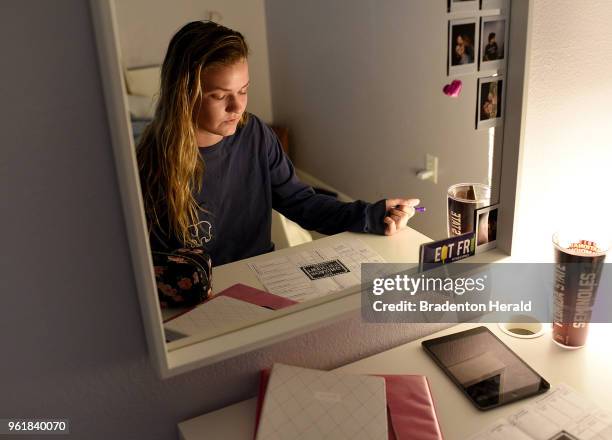 Lizzy Martinez was asked by a school official at Braden River High to cover her nipples with band-aids, as she was causing a "distraction."