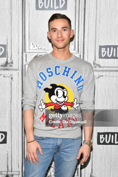 Adam Rippon visits the Build Series to discuss 'Dancing with The Stars: Athletes' at Build Studio on May 23, 2018 in New York City.