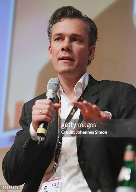 Stefan Gross-Selbeck of Xing attends the Digital Life Design conference at HVB Forum on January 26, 2010 in Munich, Germany. DLD brings together...