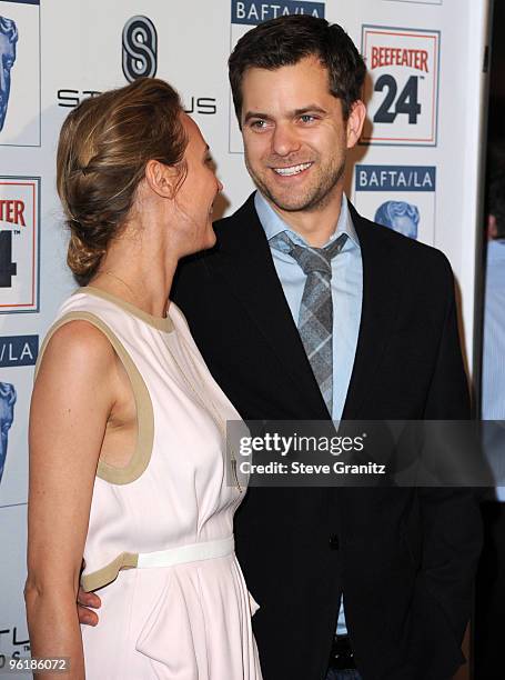 Actress Diane Kruger and actor Joshua Jackson attends the BAFTA/LA's 16th Annual Awards Season Tea Party at Beverly Hills Hotel on January 16, 2010...