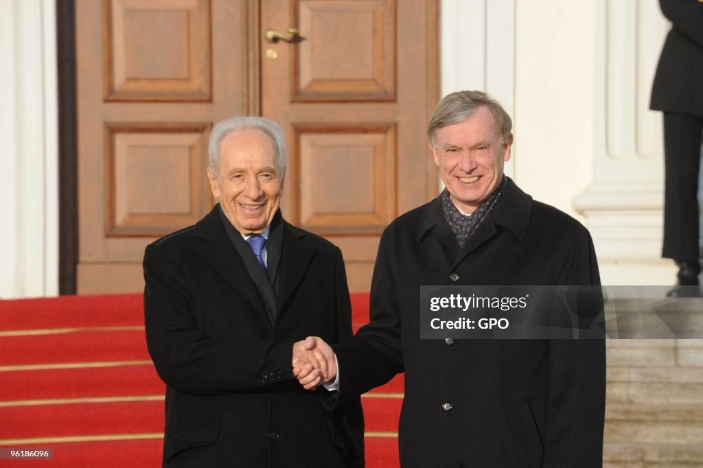 Israeli President Shimon Peres Visits Berlin