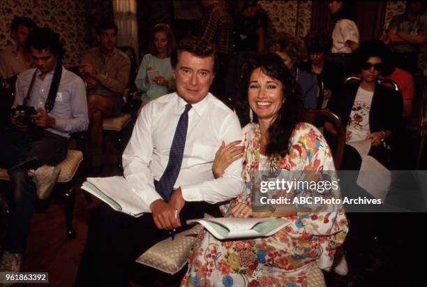 Regis Philbin, Susan Lucci appearing on Disney General Entertainment Content via Getty Images's 'All My Children'.