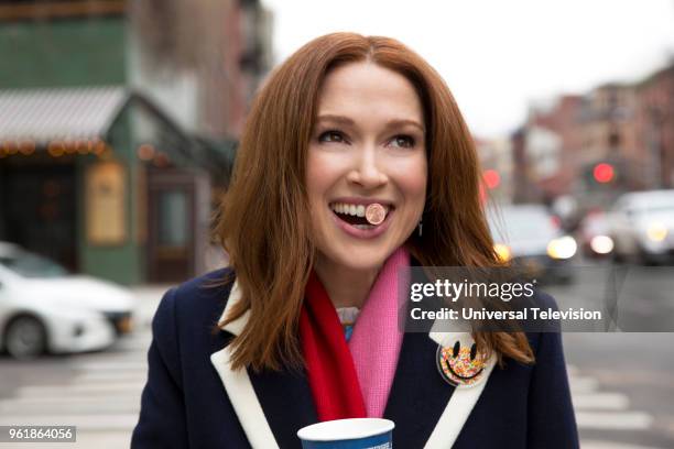 Kimmy is... Little Girl, Big City!" Episode 401 -- Pictured: Ellie Kemper as Kimmy Schmidt --
