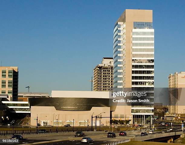 General view of the Nascar Hall of Fame on January 25, 2010 in Charlotte, North Carolina.