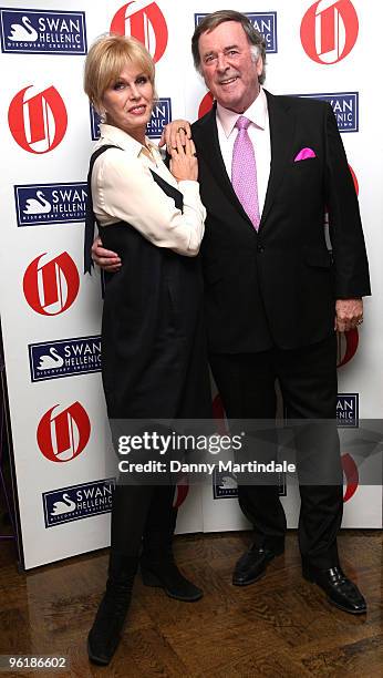 Joanna Lumley and Terry Wogan attend The Oldie of the Year Awards on January 26, 2010 in London, England.