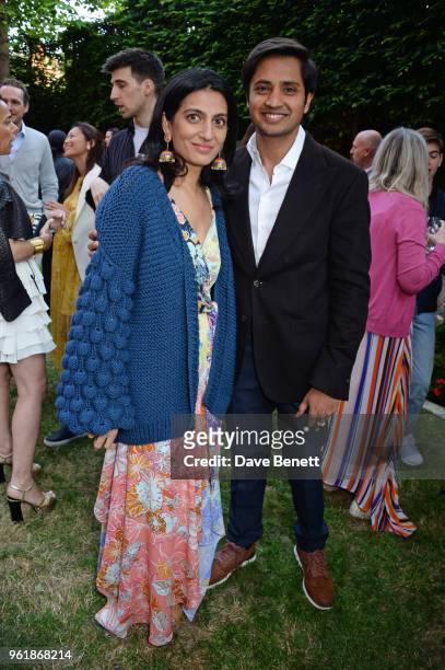 Megha Mittal and Aditya Mittal attend the 2018 BFC Fashion Trust
