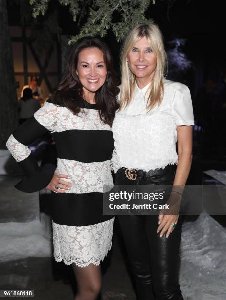 Bui Simon and Irena Medavoy attend Gaggenau's Pop Up Restaurant 1693 Honoring Operation Smile on May 22, 2018 in Los Angeles, California.