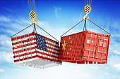 Economic trade war between USA and China