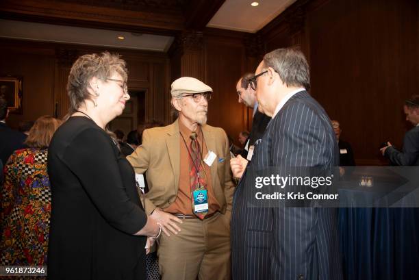 National Association of Music Merchant volunteers attend a reception during Save The Music Foundation Day Of Music Education Advocacy in the U.S....