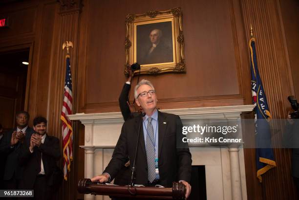 President of the NAMM Foundation Joe Lamond attends a reception during Save The Music Foundation Day Of Music Education Advocacy in the U.S. Capitol...