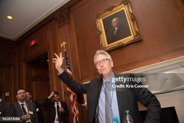 President of the NAMM Foundation Joe Lamond attends a reception during Save The Music Foundation Day Of Music Education Advocacy in the U.S. Capitol...