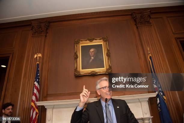 President of the NAMM Foundation Joe Lamond attends a reception during Save The Music Foundation Day Of Music Education Advocacy in the U.S. Capitol...