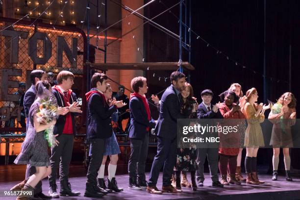 Opening Night" Episode 110 -- Pictured: Alexis Molnar as Lexi, Nacho Tambunting as Francis Russo, Sean Grandillo as Jeremy, Ted Sutherland as Simon...