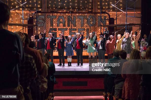 Opening Night" Episode 110 -- Pictured: Alexis Molnar as Lexi, Nacho Tambunting as Francis Russo, Sean Grandillo as Jeremy, Ted Sutherland as Simon...