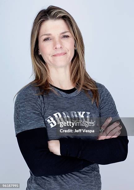 Actress Kathryn Erbe poses for a portrait during the 2010 Sundance Film Festival held at the WireImage Portrait Studio at The Lift on January 25,...