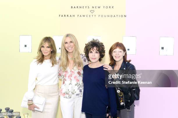 Jaclyn Smith, Alana Stewart, Carole Bayer Sager and Frances Fisher attend Barneys New York Celebrates the Farrah Fawcett Foundation at Barneys New...